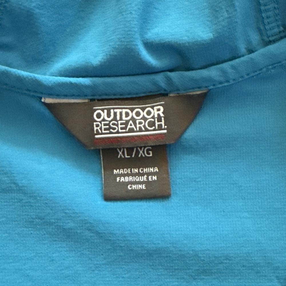 Outdoor Research Ferrosi Jacket Women XL Blue Lightweight Softshell Hooded - Picture 4 of 10